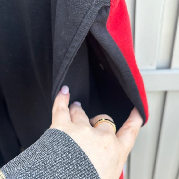 Criminal Damage London Women’s Black, Red and White Striped Sweatpants - Picture 5 of 11